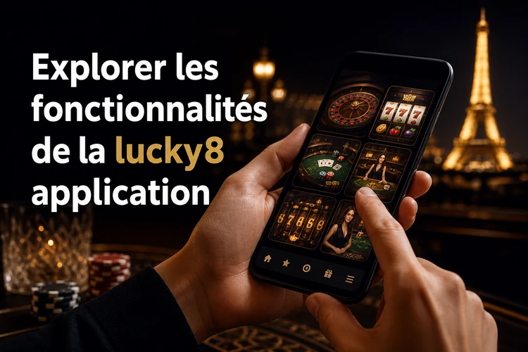 Explorer les fonctionnalités de la lucky8 application