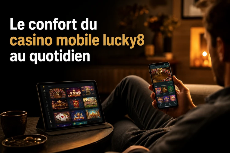Le confort du casino mobile lucky8 au quotidien