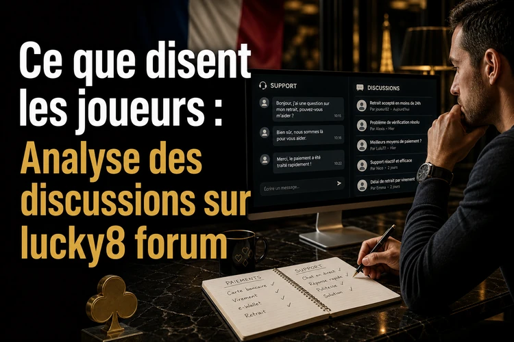 Ce que disent les joueurs: Analyse des discussions sur lucky8 forum