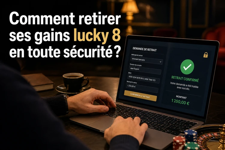 Comment retirer ses gains lucky 8 en toute sécurité?