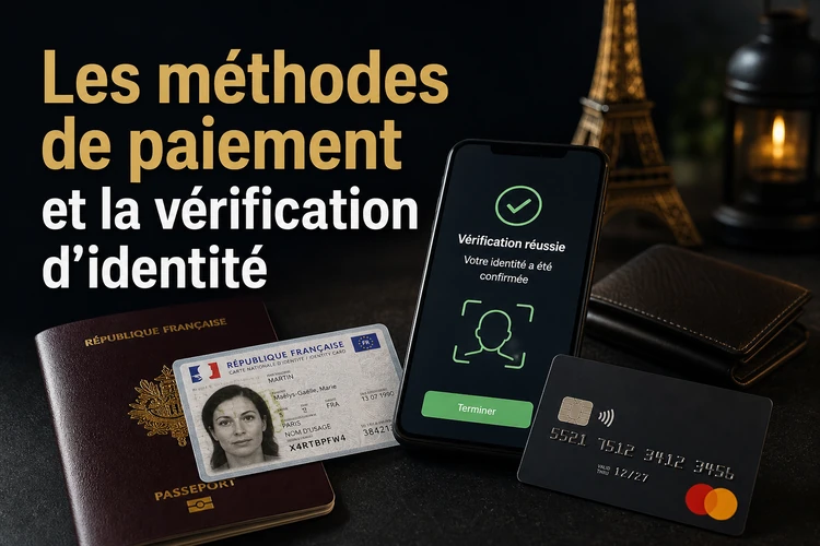 Les méthodes de paiement et la vérification d'identité